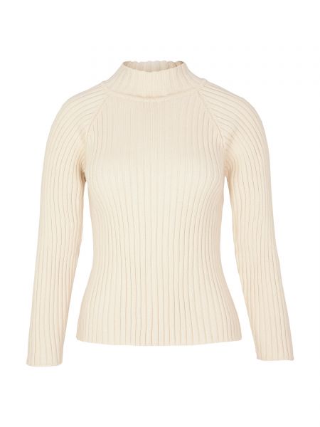 "Green Life" Rippen-Pullover natur